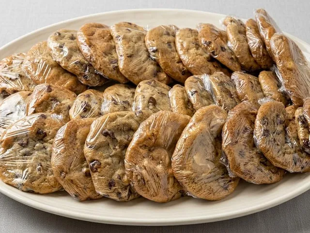 Assorted fresh-baked cookies